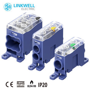 Connecteurs de câblage électrique modulaires <span class=keywords><strong>sur</strong></span> <span class=keywords><strong>rail</strong></span> <span class=keywords><strong>DIN</strong></span> avec couvercle transparent, borniers à vis pour usage automobile - Product Image 6