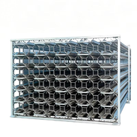 Vaporisateur en alliage d'aluminium à processus thermique ambiant pour gaz LOX/LN2/LAr, 1000 Nm3/H, pour station de remplissage de gaz