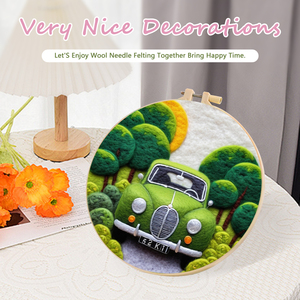 Chenistory Tự Làm Len Nỉ Sơn Với Thêu Khung <span class=keywords><strong>Handmade</strong></span> Kim Len Sơn Hình Ảnh Cho Nhà Decors Hàng Thủ Công Quà Tặng - Product Image 4