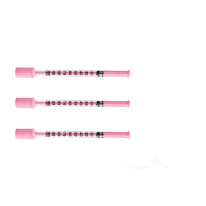 Seringues d'insuline vétérinaire emballées individuellement 1 ml, calibre 31, 5/16, avec aiguille, paquet de 25 - Product Image 1