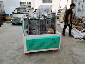 Double Lines Disposable Paper Cup Tray Plates Making Machine