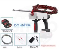 Machine à enfiler les câbles sans balais au lithium, tire-câbles rechargeable, tire-câbles électrique, machine à câblage de tuyaux, machine à câblage pour électricien