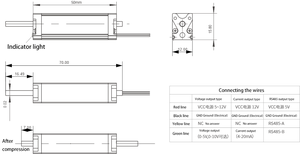 Newstep Displacement <strong>Sensor</strong>-NS Electronic Ruler Linear Position <strong>Sensor</strong> 5-24V Resolution 0.01mm IP40 Angle Linear Measuring - Product Image 6