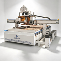 Centre d'usinage industriel ATC pour le bois, broche 40KW, changeur d'outils automatique, zone de travail 2130 pour contreplaqué, MDF, HDF