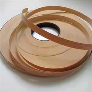패널 가구용 솔리드 우드 그레인 광택 금속 PVC/ABS/아크릴 가장자리 밴딩 테이프 16mm 18mm 19mm 21mm