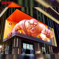 Panneau d'affichage numérique personnalisé publicité 3D intérieur flexible extérieur panneau mural vidéo écran d'affichage LED Pantalla