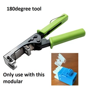 RJ45 Mạng Cáp mô-đun Uốn Tóc bồng công cụ 90/180 độ thép Punch cắm chấm dứt <span class=keywords><strong>Keystone</strong></span> Jack Uốn Tóc bồng Kìm Metric - Product Image 4
