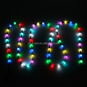 Festivo 3D LED Ball String Lights Ano Novo Árvore de Natal Decoração Fada Garland para Wedding Party Quarto Cobre <span class=keywords><strong>PC</strong></span> Garden - Product Image 2