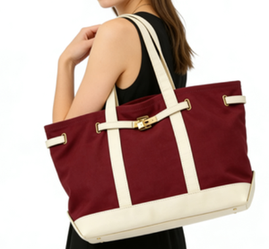 Bolsa de Mano de Lona de Algodón Ecológica y Natural para Mujer, sin Pedido Mínimo, Impermeable, Tipo Bolso de Viaje, de Lujo, con Bordado Abierto - Product Image 3