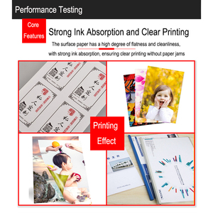 Impresora de inyección de tinta personalizada Máquina de <span class=keywords><strong>soldadura</strong></span> láser Dirección privada Etiqueta de tamaño A4 4X5 Etiqueta de paquete de envío 4UP Papel de agradecimiento blanco - Product Image 5