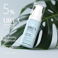 Crème pour le visage à 5% d'urée à usage quotidien de marque privée, l'hydratant pour peaux sèches aide à renforcer la barrière naturelle de la peau