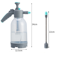 Pulvérisateur Esun durable multi-usages en PP et acier inoxydable avec buse réglable, capacité de 3 L, pour lavage de voiture et utilisation multifonctionnelle