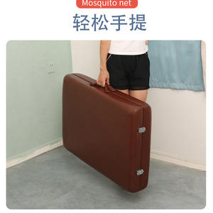 Lit de massage portable en métal pour usage domestique, salon de beauté, physiothérapie et moxibustion, lit pliable - Product Image 4