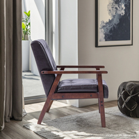 Fauteuil en cuir PU durable au design moderne pour salon, chambre, salle à manger et hôtel - Vente en gros de meubles de maison