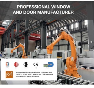 Metgood văn phòng hiện đại xây dựng bên ngoài tráng men cửa sổ 2/3 tấm kính cường lực nhôm trượt hồ sơ khách sạn phòng khách - Product Image 6