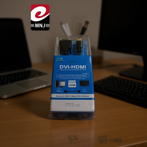 Cable DVI-HDMI de 3M con Accesorios de Plástico Flexible, Gestión Eficiente de Cables - Product Image 3