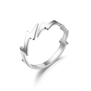 원래 디자인 새로운 숙녀 스테인레스 스틸 골드 남자와 여자 커프 반지 - Product Image 2