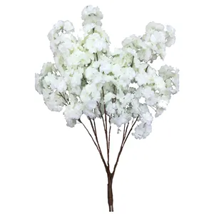 Seda artificial cherry blossom tree cherry blossom wedding centerpiece para vender decoração por atacado