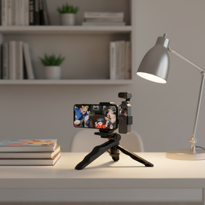 Kit d'éclairage LED portable JXD G204 5V pour studio, podcast et enregistrement <span class=keywords><strong>sur</strong></span> <span class=keywords><strong>smartphone</strong></span>, température de couleur 2600K-6000K pour vidéo <span class=keywords><strong>YouTube</strong></span> - Product Image 5