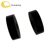 Roller Karet Hitam NCR S2 445-0587811 DISPENSER PINCH ROLLER TENSION SMALL FLAT 58XX 66XX ATM CRM CRS Selfserv Kiosk 4450587811