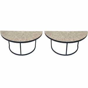 โต๊ะกาแฟคุณภาพพรีเมี่ยมแม่มุกโบราณเฟอร์นิเจอร์บ้านและสำนักงานทันสมัย - Product Image 1