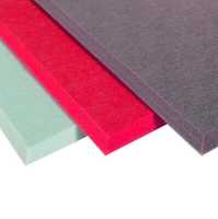 Panneaux acoustiques suspendus en fibre de polyester, panneaux absorbants du son, panneaux muraux décoratifs pour studio, bureau, home cinéma