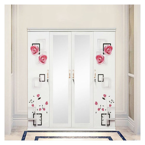 Armadio in acciaio mobili camera da letto Lemari Pakaian Besi 4 Pintu Swing Cermin <span class=keywords><strong>Laci</strong></span> legari Baju armadi in metallo - Product Image 6
