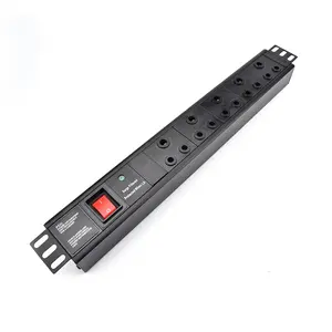 5 cửa hàng 1.5U ngang sa cắm loại Rack mount PDU ổ cắm