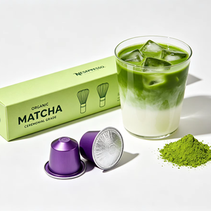 Cápsulas de Matcha Listas para Usar con Modo IA |   Nespresso Compatible con Sabores Personalizados y Marca Privada – Accio Smart Sourcing para Compradores Globales - Product Image 1
