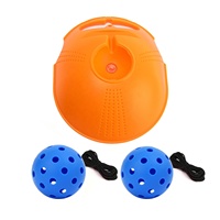 Entraîneur de pickleball avec ficelle Sportastic Pickleball Practice Rebounder Accessoires Aides à la formation intérieur et extérieur