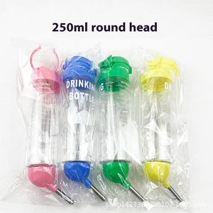 Fuente <span class=keywords><strong>para</strong></span> beber al vacío de plástico ecológica de Chinchilla de oso dorado de patrón sólido <span class=keywords><strong>para</strong></span> hámster mascota conejillo de indias bola conejo - Product Image 3