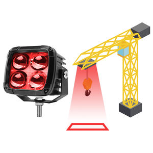 30W LED Avertissement Grue d'aviation Lumière de sécurité Nouvelle condition Projecteur surélevé et Projection d'indicateur de largeur pour camions - Product Image 1