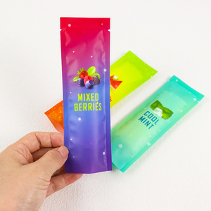 カスタマイズ可能な再封可能な防臭スタンドアップPET+PEジップロック喫煙用タバコ巻きタバコポーチプリロールサシェバッグ - Product Image 2