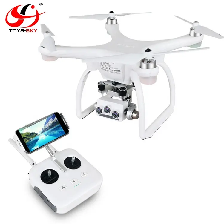 UPair two 2 Ultrasonic Drone 3D 4K Camera Drone 1KM Mobile App Control gps follow me mode Optical flow positioning