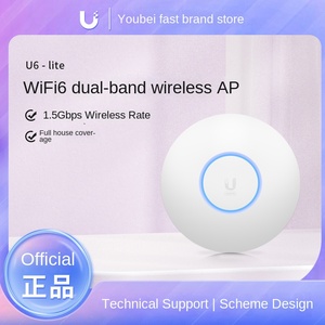 Point d'accès sans fil bi-bande Gigabit UBNT UniFi <span class=keywords><strong>U6</strong></span>-<span class=keywords><strong>Lite</strong></span> LR WiFi 6 802.11ax MU-MIMO avec couverture et fonction Roaming - Product Image 2