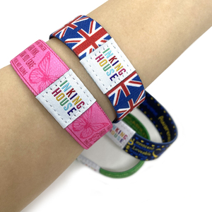 Bracelet <span class=keywords><strong>de</strong></span> sport en polyester personnalisé pour homme, bracelet en tissu élastique, imperméable, logo personnalisé, personnalisé pour les événements - Product Image 2