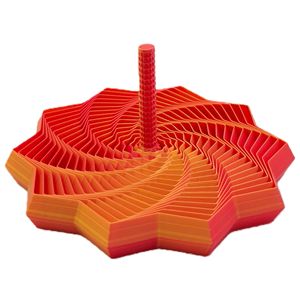 Printing Expanded Sensory Fidget Star <b>Model</b> Visual Illusion Hexagon Whirling Spiral Ornaments Stress Relief Board Game - Product Image 5
