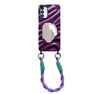 Nouvelle arrivée : Coque de télé<span class=keywords><strong>phone</strong></span> souple en TPU effet vaguelette avec miroir brillant pour iPhone 16 Pro - Product Image 2