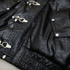 Áo gió ấm áp mềm mại mùa đông Chống Gió Màu trắng mờ thoải mái Áo Gió Ấm áp áo khoác da nam quá khổ có khóa kéo - Product Image 6