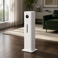 Humidificateur à ultrasons de 750 mm de hauteur avec réservoir d'eau de 13 L et humidité constante intelligente pour usage domestique et commercial