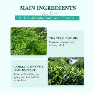 GREENLEM Barre de shampoing au théier, contrôle du sébum, antipelliculaire, lissant, à base de plantes naturelles, nettoyage doux pour tous types de peau, OEM - Product Image 4