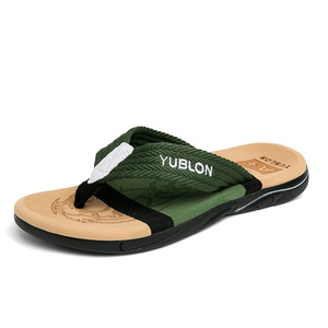 Sandales décontractées polyvalentes pour hommes, antidérapantes, à semelle épaisse, style tongs, collection été 2026, article très demandé - Product Image 5