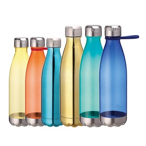 20 oz Cola Shaped Bpa Free Tritan Recycled <strong>Ocean</strong> clear Plastic Water <strong>Bottle</strong> With Lid - Product Image 1
