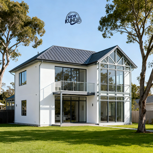 Villa préfabriquée en acier léger avec une belle apparence, incluant l'eau et l'électricité, à prix abordable - Product Image 3