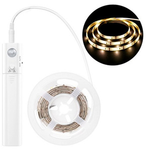 <b>LED</b> Sensor <b>Light</b> Strip 2M Warm White And White Portable Wardrobe Under <b>Bed</b> Lighting With Motion Sensor - Product Image 1