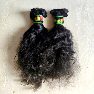 ผมต่อจากผมมนุษย์ผมถักเปียเกรดอินเดียผมแท้ซื้อเป็นจำนวนมาก - Product Image 1