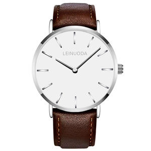 Montre pour homme, style fin, tendance et populaire, cadran simple, montre à quartz rétro avec bracelet en acier. - Product Image 5