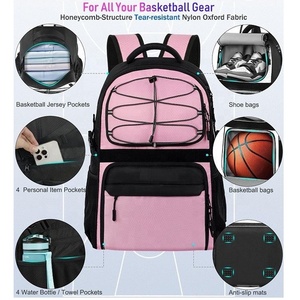 Sac à <span class=keywords><strong>dos</strong></span> de sport personnalisé grande capacité pour équipement de baseball et softball, avec compartiment à chaussures pour joueurs d'équipe - Product Image 4