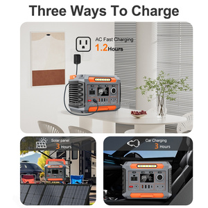 Générateur solaire miniature 300W, station d'alimentation portable avec panneau solaire pour le camping en plein air, la randonnée, les voyages et l'alimentation de secours - Product Image 2