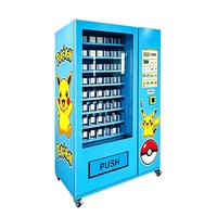Distributeur automatique commercial de cartes Pokémon avec système de refroidissement et gestion à distance